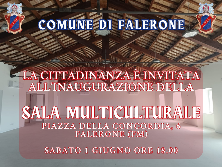 Inaugurazione sala multiculturale del Comune di Falerone