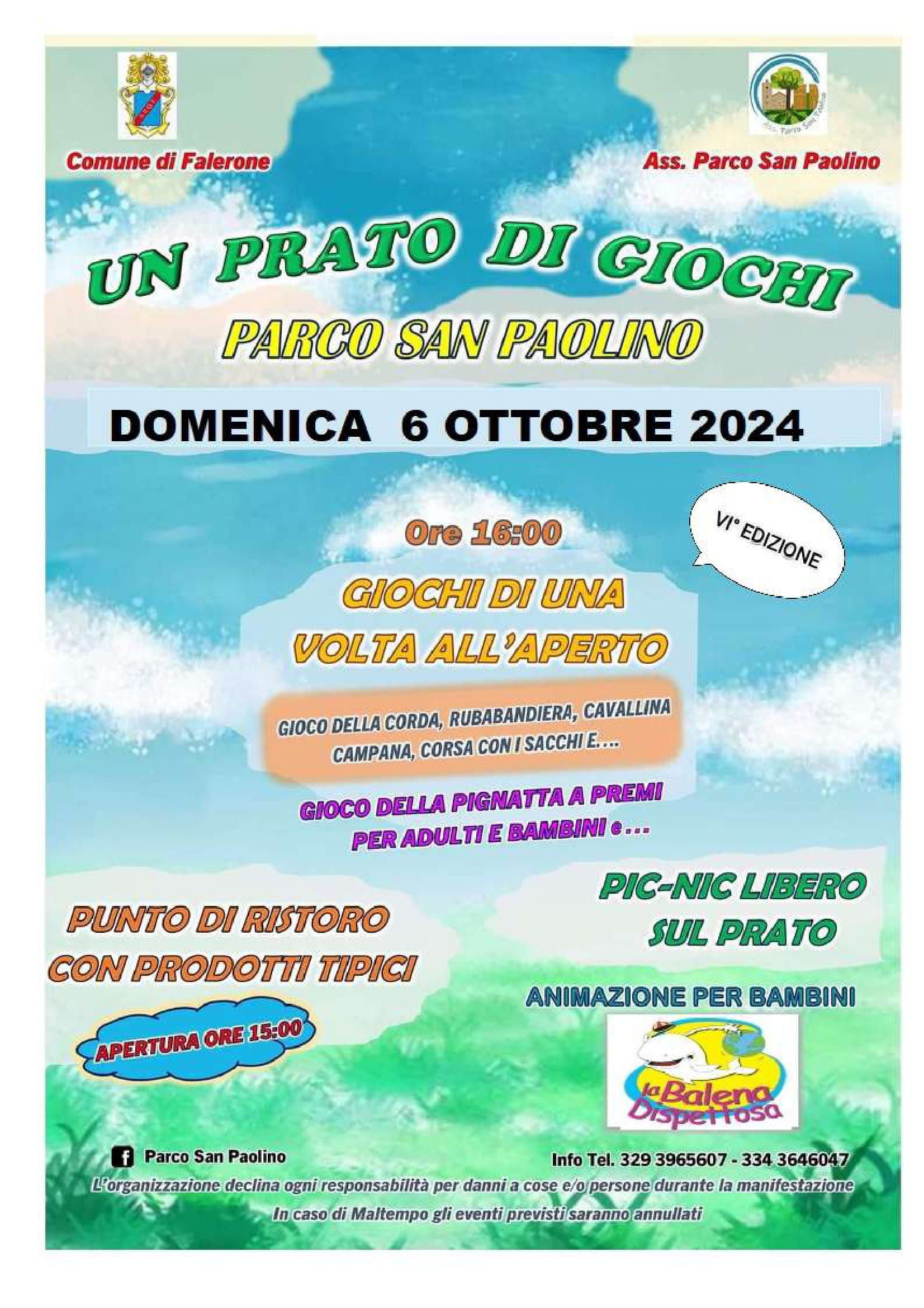 Un prato di giochi - VI Edizione - Parco San Paolino - 