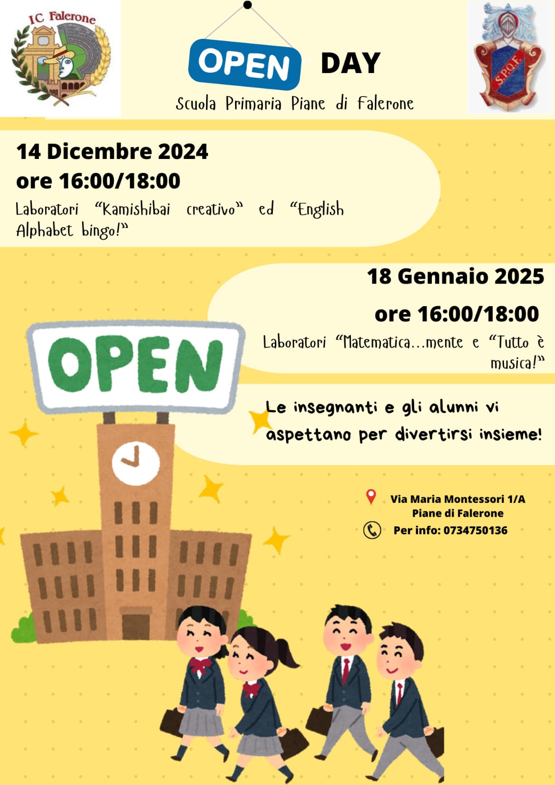 Open day - Scuola primaria di Falerone