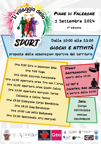 Il Villaggio dello Sport - Piane di Falerone - 1 settembre 2024