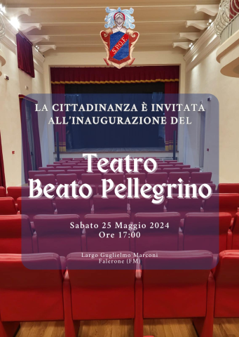 Inaugurazione del Teatro Beato Pellegrino